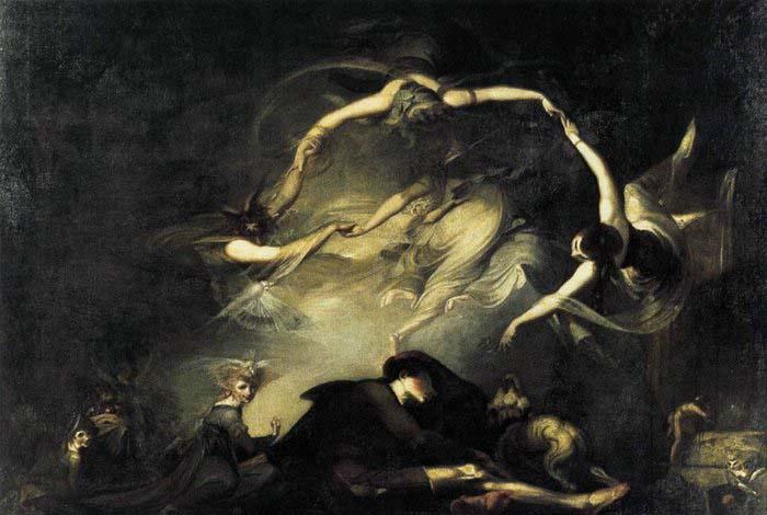 Johann Heinrich Fuseli The Shepherd's Dream oil painting picture
